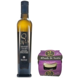 Pack Huile d'olive vierge extra Zeid 500 cc et Pâté d'olive au fromage
